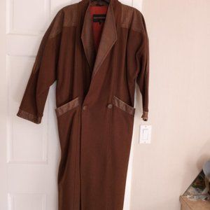 Brown wool coat